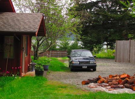 Denman Island Driveway